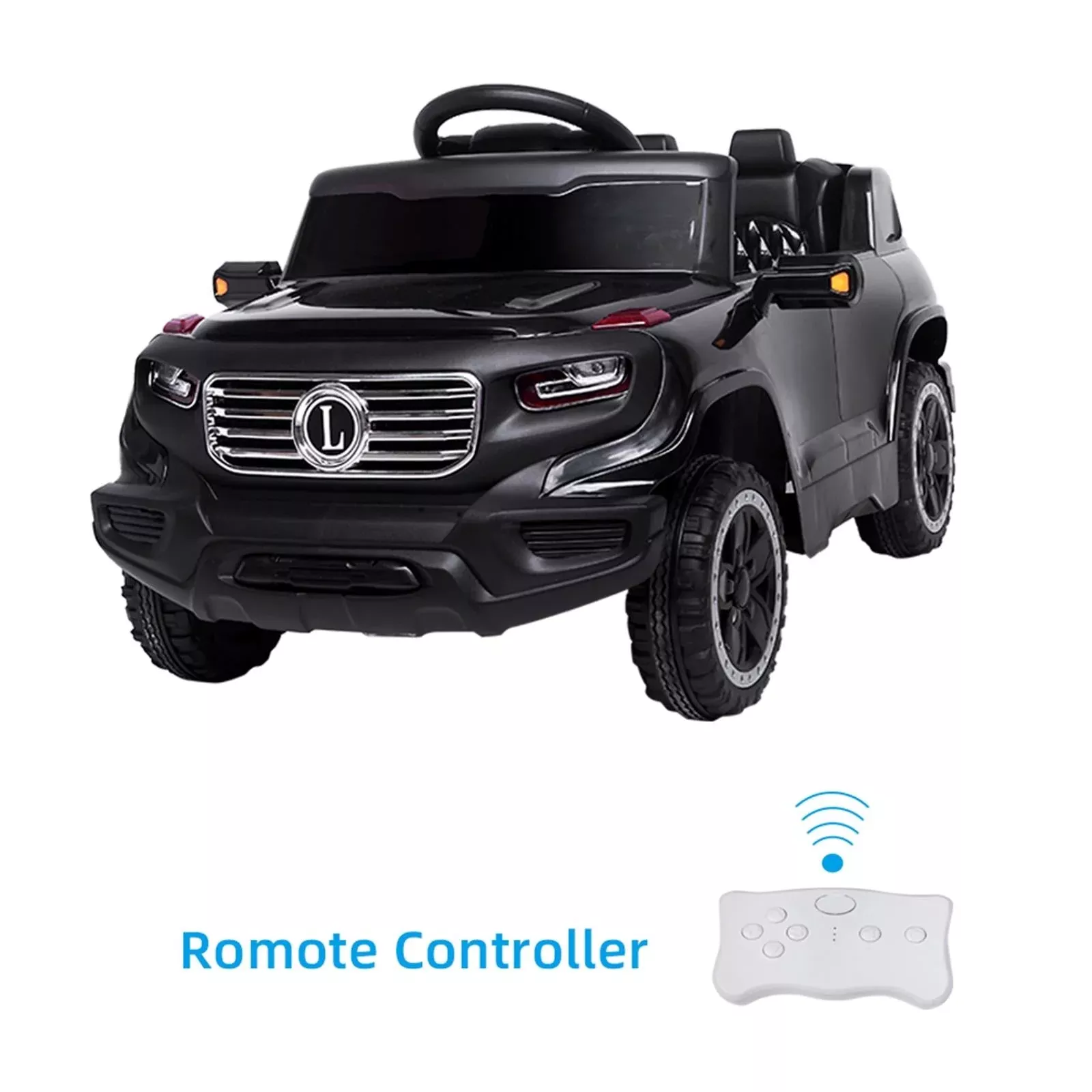 6V Electric Ride-On Car for Kids with Remote Control, MP3 Music, LED Lights, and New Design