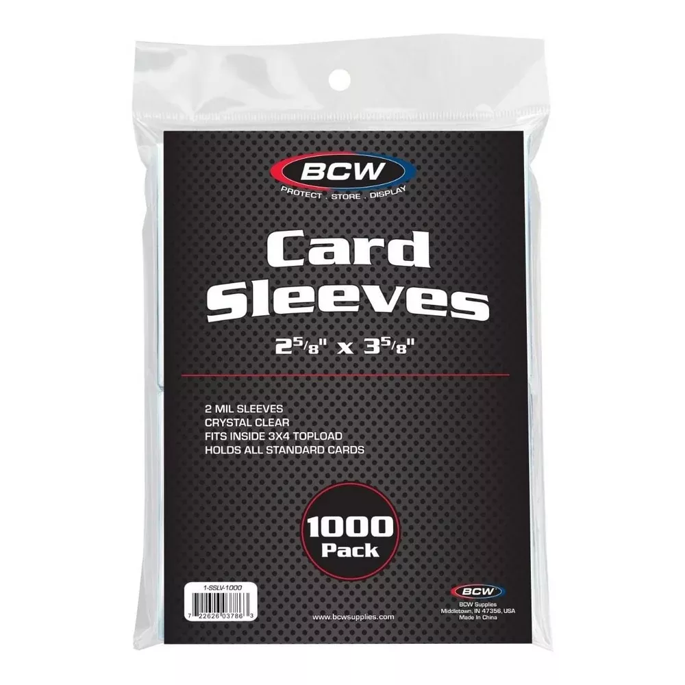 "BCW - Card Sleeves 2 5/8"" X 3 5/8"""