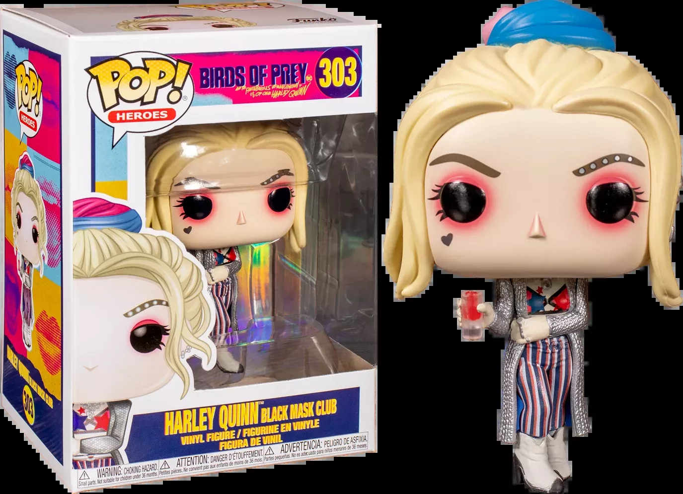 Birds of Prey - Harley Quinn Black Mask Club Pop! Vinyl #303