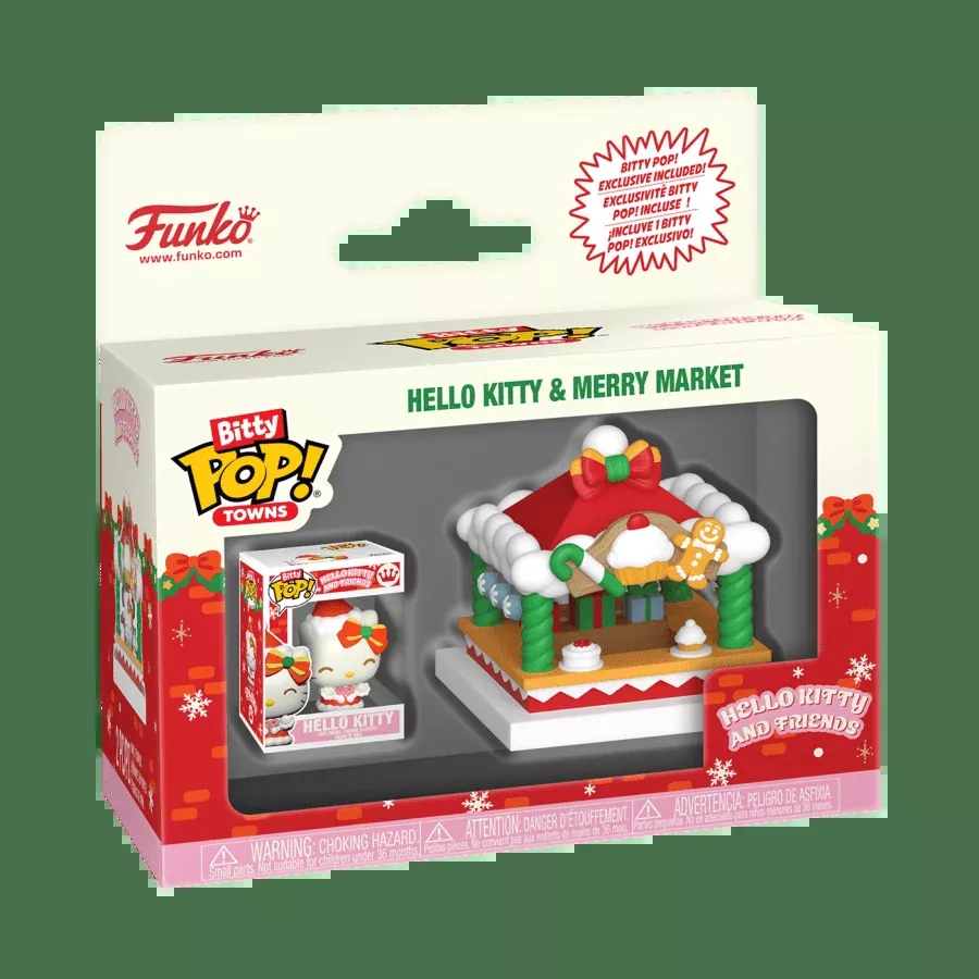 Hello Kitty - Hello Kitty w/Merry Market Bitty Pop! Town