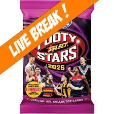[ Live Break ] 2026 AFL Footy Stars Booster Pack