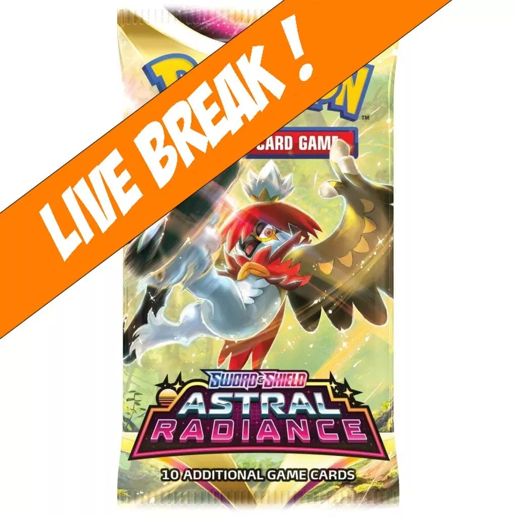 [ Live Break ] Astral Radiance - Pokémon TCG Sword & Shield SWSH10 Booster Pack