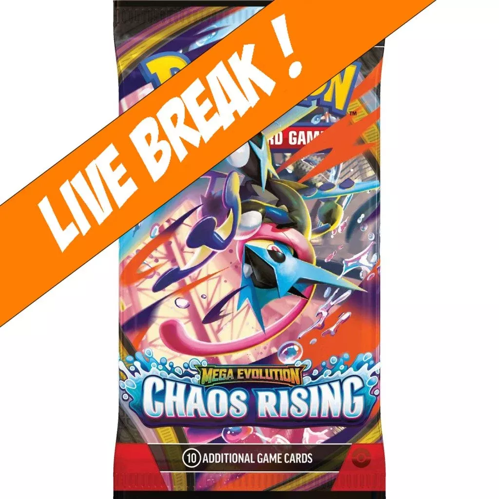 [ Live Break ] Chaos Rising - Pokémon TCG: Mega Evolution ME04 Booster Pack