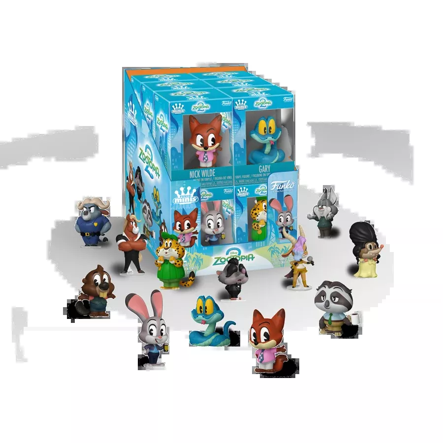 Zootopia 2 - Mini Vinyl Figures Assortment (Display of 12)
